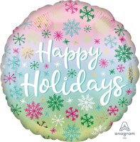 Happy Holidays Folienballon 43cm