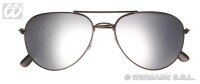 Verspiegelte Polizei Brille als Sonnenbrille