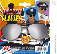 Verspiegelte Polizei Brille als Sonnenbrille