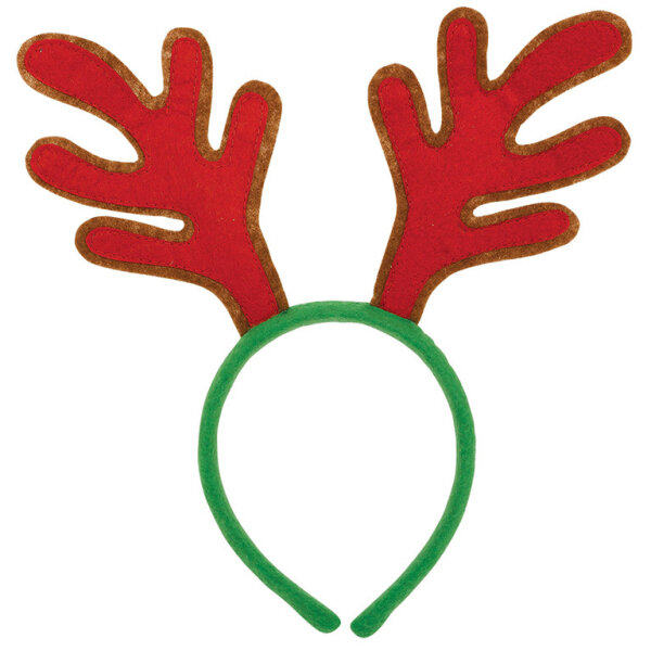 Haarreif mit Geweih zu Weihnachten