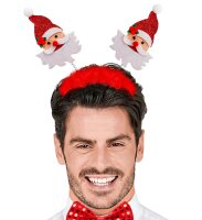 Haarreif mit Weihnachtsmann zu Weihnachten