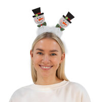 Haarreif mit Schneemann zu Weihnachten