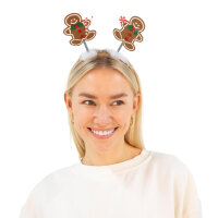 Haarreif mit Lebkuchen Männchen zu Weihnachten