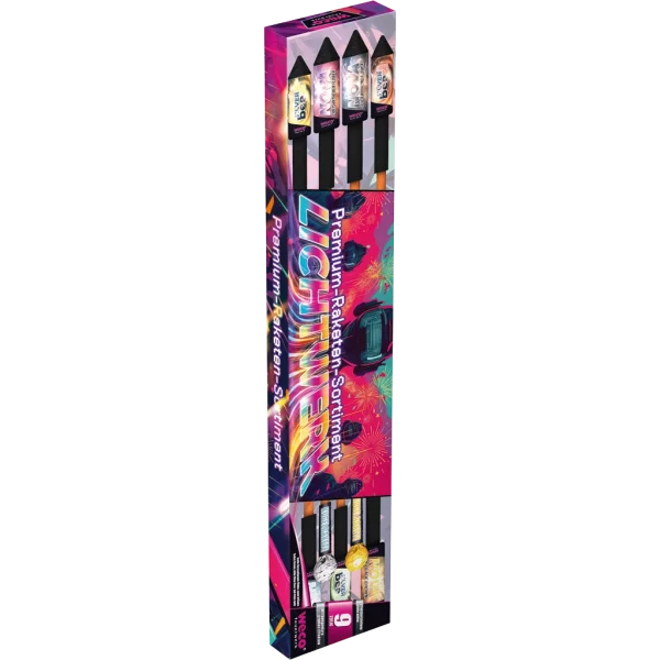 9 Silvester Raketen Lichtwerk von Weco