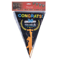 Graduation Wimpelkette zum Abi oder Abschluss