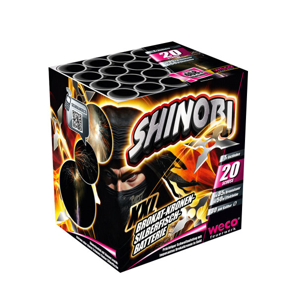 Shinobi Weco Silvester Feuerwerk Batterie