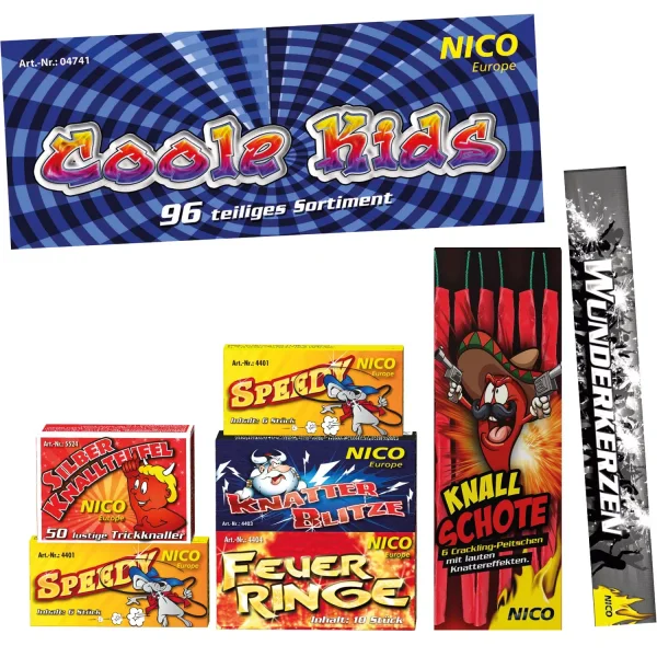 Feuerwerk jugendfrei Sortiment Coole Kids