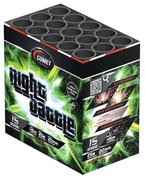 Silvester Feuerwerk Batterie Night Battle von Comet