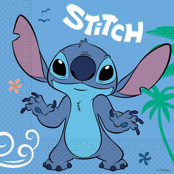 20 Stitch & Angel Party Servietten 33 * 33 cm