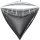 Diamant Folienballon 3D 61cm