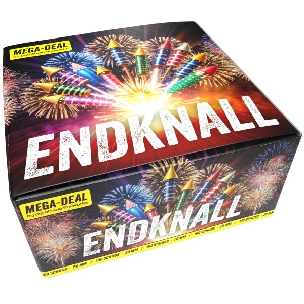 Silvester Feuerwerk Verbund Endknall von Pyrotrade