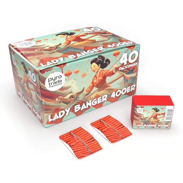 400 Pfennigschärmer Teppichknaller Lady Cracker von Pyrotrade