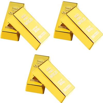 6 Gold Barren für die Party als Dekoration