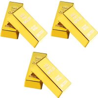 6 Gold Barren für die Party als Dekoration