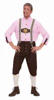 Bayer Trachten Kostüm mit Lederhosen und Hemd XXL