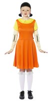 Original Squid Game Puppe Kostüm als Kleid