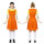 Original Squid Game Puppe Kostüm als Kleid