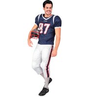 American Football Spieler als Kostüm für Herren