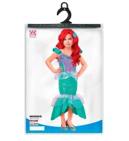 Kinderkostüm Meerjungfrau mit Haarspange