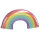 Folienballon Regenbogen pastell holografisch