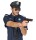 Polizei Mütze oder Polizisten Hut Größenverstellbar