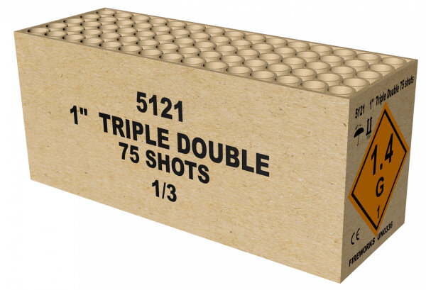 1" Triple Double Broekhoff Magnum Feuerwerk Verbund
