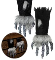 Halloween Skelett Werwolf Monster Hände als Deko