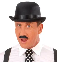 Hohe Melone Bowler Hut in schwarz für die 20 er...