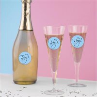 6 Aufkleber It´s a Boy für Gläser zur...