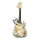 Halloween Horror Gitarre mit Licht und Sound