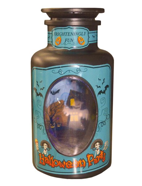 Halloween Grusel Flasche mit Licht und Sound