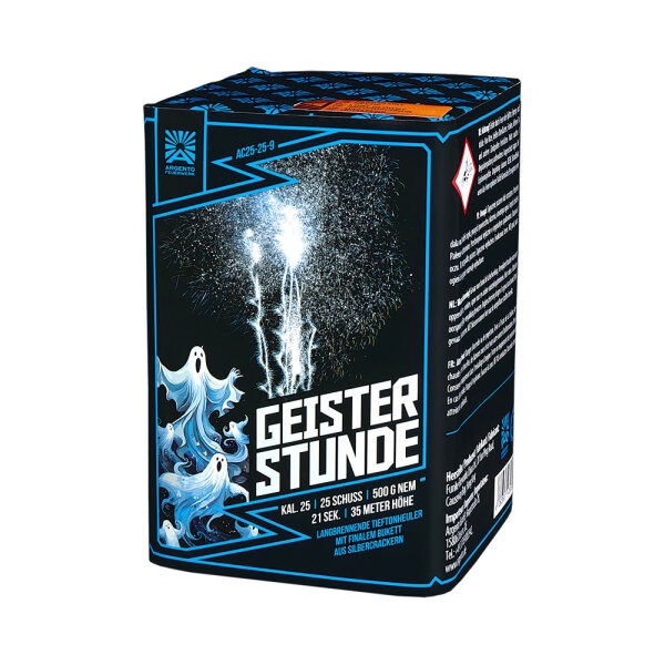 Argento Geisterstunde Feuerwerk Batterie von Funke