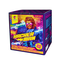 Albert Hacker Man Feuerwerk Batterie von Funke