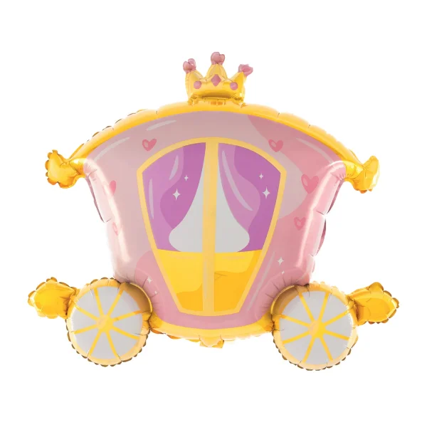 Folienballon als Kutsche Prinzessin