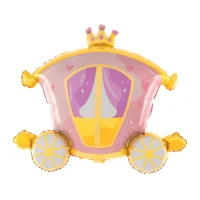 Folienballon als Kutsche Prinzessin