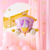 Folienballon als Kutsche Prinzessin
