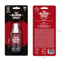 Fake Blut Hautfreundlich aus der Sprayflasche 59ml