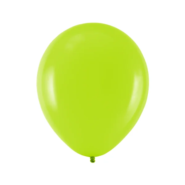 100 Deko Luftballons 5" 12 cm Mini Ballons in lemon green oder Mittelgrün