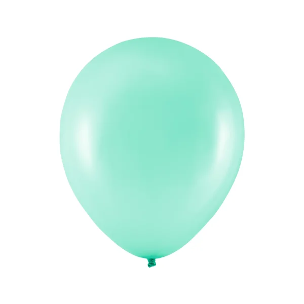 100 Deko Luftballons 5" 12 cm Mini Ballons in grün metallic