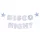 Edler Disco Night Party Banner 1,82 m holografisch