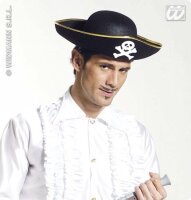 Piratenmütze oder Piraten Hut mit Totenkopf
