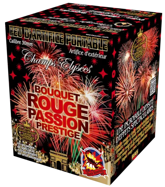 SRPYRO Rouge Passion Prestige Feuerwerk Batterie