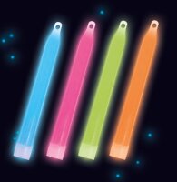 Neon Knicklicht 15 cm Anhänger mit Band in verschiedenen Farben