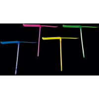 4 Knicklicht Propeller in bunten Neon Farben