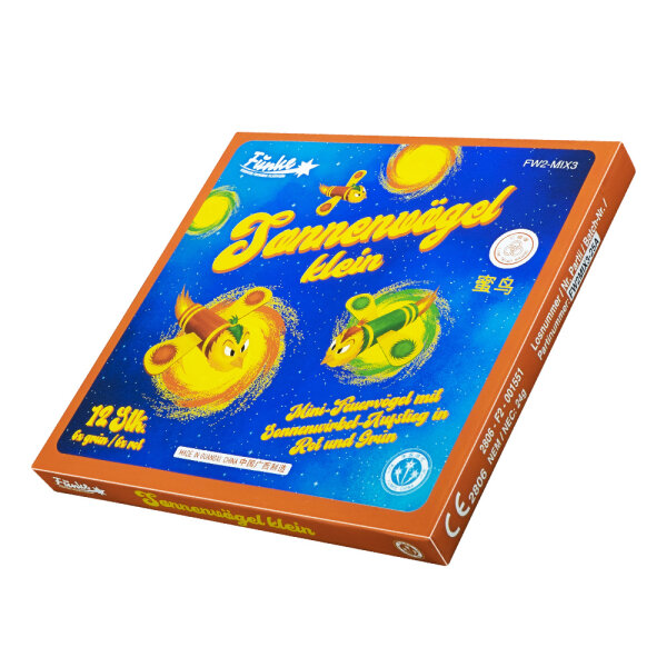 12 Funke Sonnenvögel klein Feuervögel