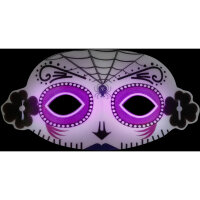 Knicklicht Maske mit Spinne