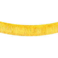 Fransengirlande in gold mit 30 cm langen Fransen