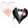 Folienballon zwei Herzen zur Hochzeit als Braut und Bräutigam