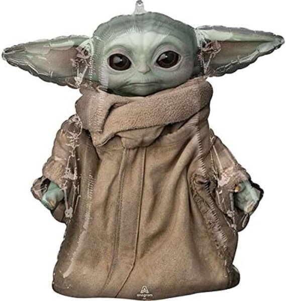 Folienballon Star Wars Mandalorian Baby Grogu Yoda the Child