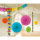 Party Deko Set 18 teilig mit Girlanden bunt Regenbogen